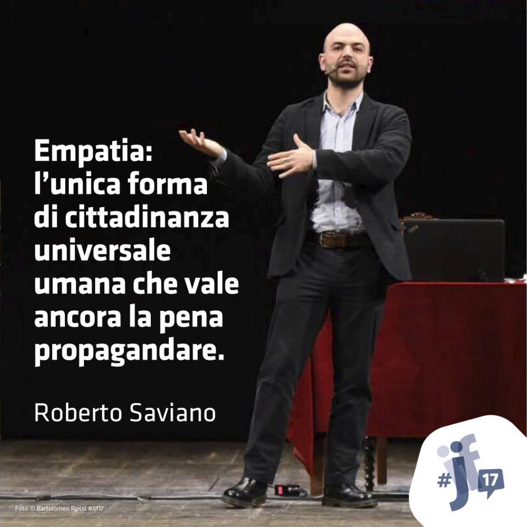 roberto saviano festival del giornalismo 2017