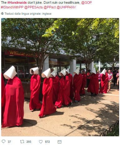 handsmaid proteste aborto